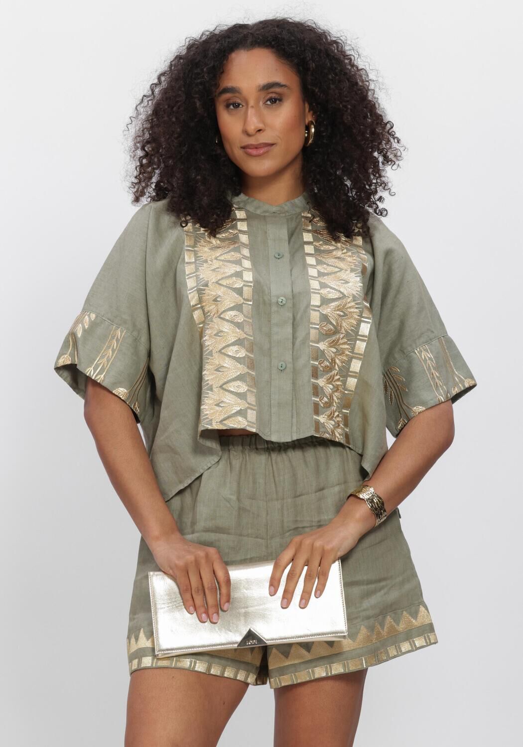 Groene GREEK ARCHAIC KORI  S26K-2075047 - large