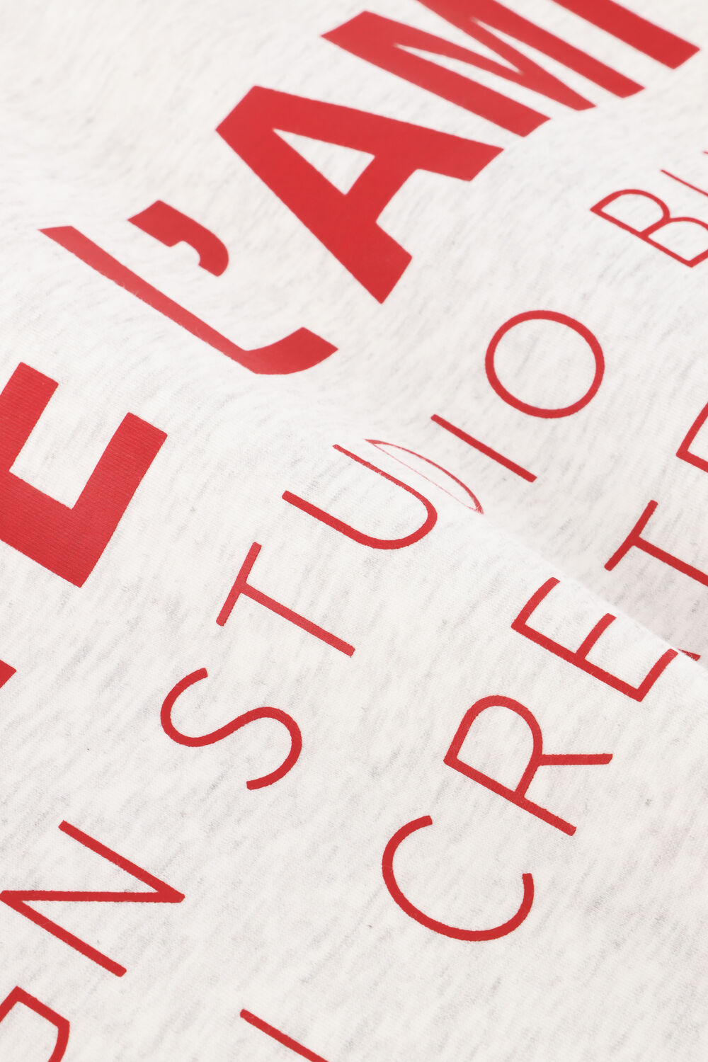 HAUTE L'AMITI&Eacute; Pull STUDIO LOGO SWEAT en gris - large