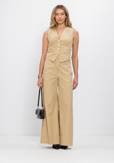 Beige JOSH V Wijde broek REGINA - large