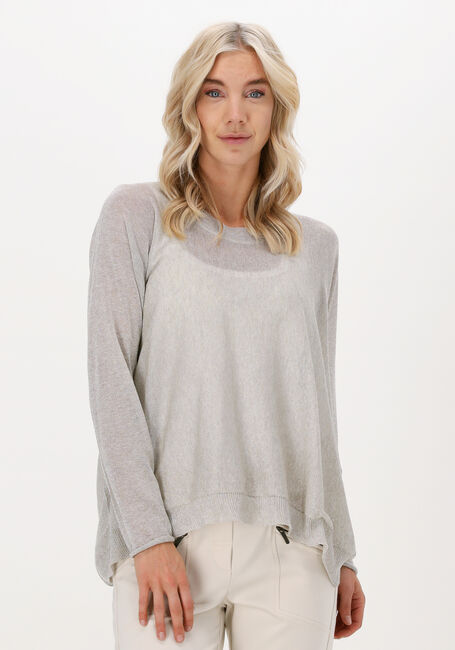 Beige SUMMUM Trui OVERSIZED SWEATER SPARKLING LU - large