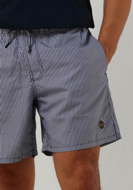 SHIWI Shorts de bain MEN SWIMSHORT SKINNY STRIPE Bleu foncé - large