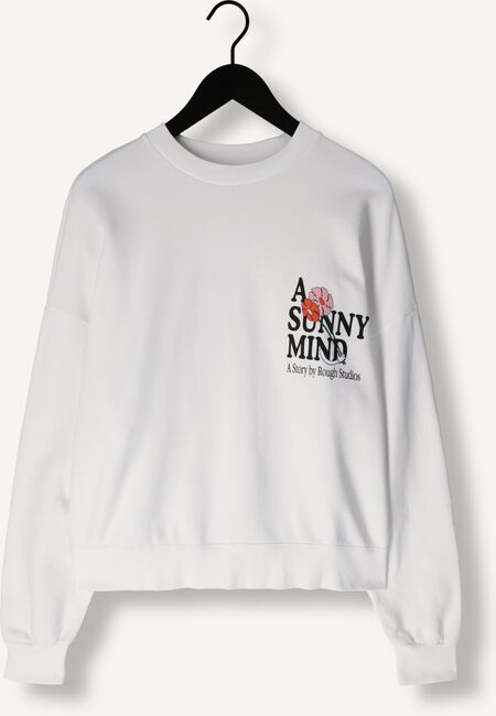 Witte ROUGH STUDIOS Sweater SUNNY MIND SWEATSHIRT Witte ROUGH STUDIOS Sweater SUNNY MIND SWEATSHIRT - large