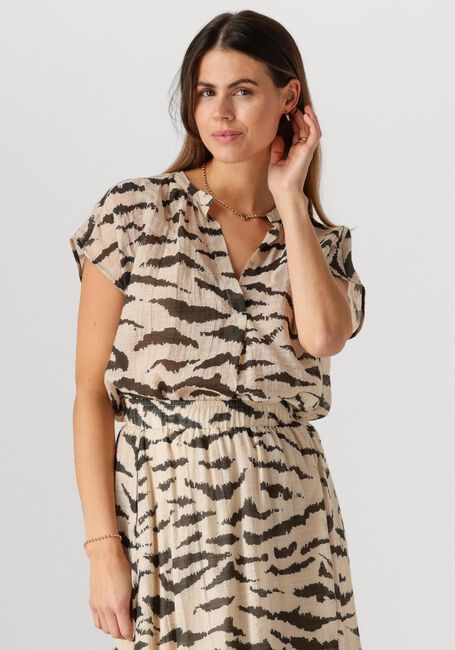 BY-BAR AMIE ZEBRA BLOUSE Blouses Sable - large