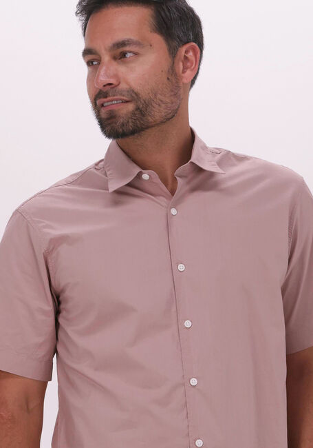 SELECTED HOMME Chemise décontracté SLHRELAXBARON SHIRT SS MIX W FAAWN en rose - large