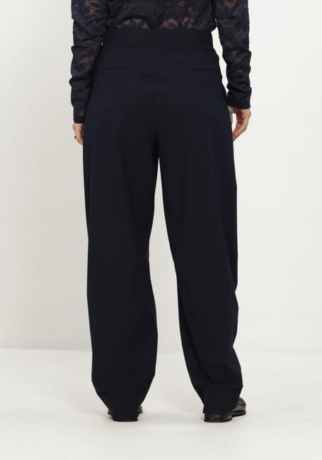 Donkerblauwe STUDIO ANNELOES Wijde broek Marlise barrel trousers - large