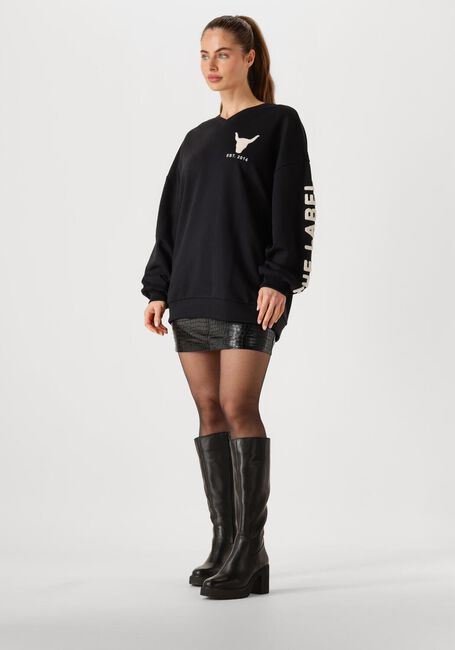 Zwarte ALIX THE LABEL Trui LADIES KNITTED THE LABEL SWEATER - large