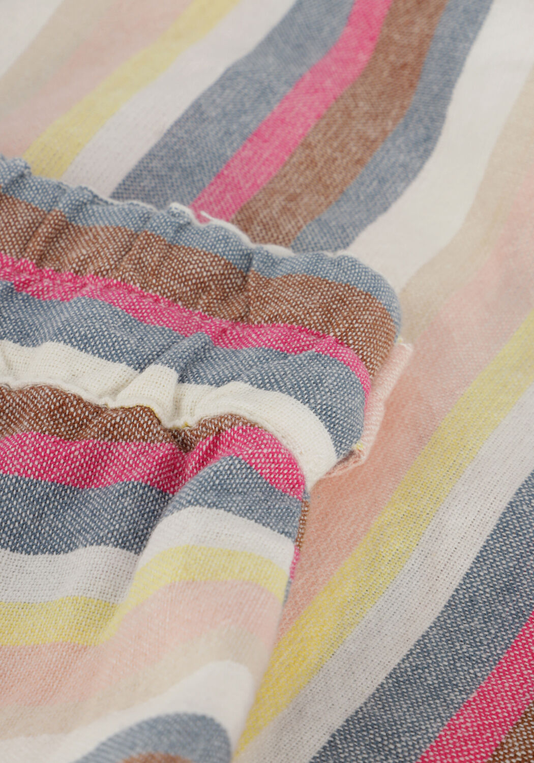 LIKE FLO Pantalon courte LINNEN SHORT + BELT en multicolore - large