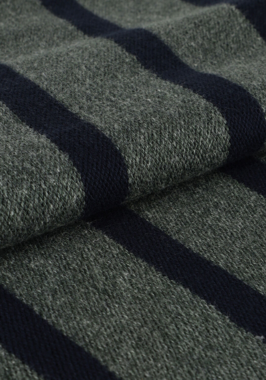 Groene PME LEGEND Trui HALF ZIP COLLAR COTTON RIB KNIT - large