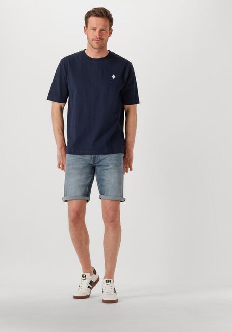 Blauwe PURE PATH Jeans THE MILES SLIM FIT DENIM SHORTS - large