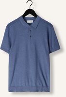 SELECTED MEN Polo SLHBERG SS KNIT POLO NOOS Bleu foncé SELECTED MEN Polo SLHBERG SS KNIT POLO NOOS Bleu foncé - medium