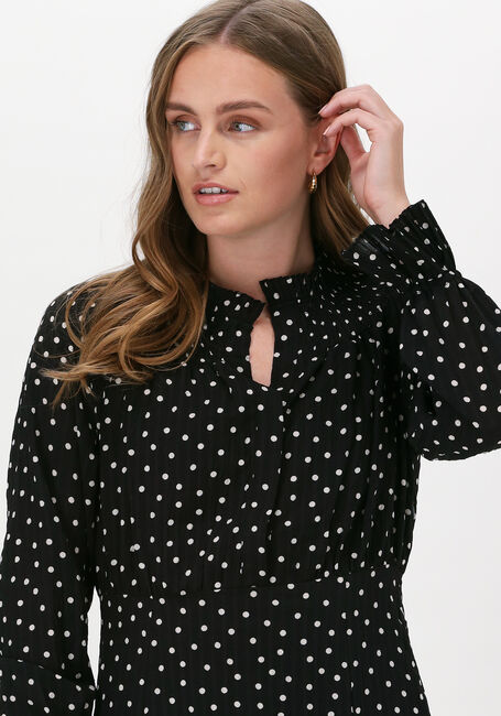 LEVETE ROOM Robe midi PAM 1 DRESS en noir - large