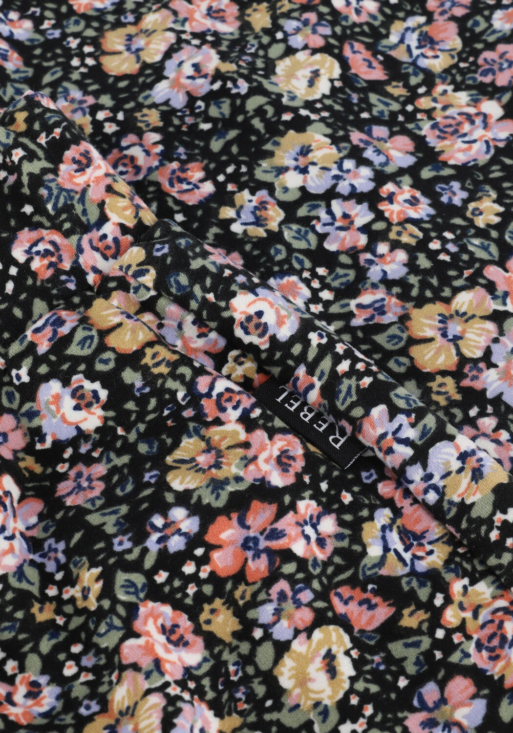 Multi COLOURFUL REBEL Flared broek VINTAGE FLORAL PEACHED FLARE PANTS - large