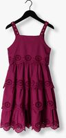 Roze SCOTCH & SODA Mini jurk LAYERED BRODERIE ANGLAISE MIDI DRESS - medium