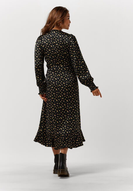 NEO NOIR Robe midi EVA PRECIOUS ROSE DRESS en noir - large
