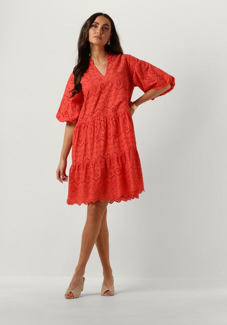 NOTRE-V Mini robe NV-DONNA DRESS BRODERIE ANGLAISE DRESS Corail - large