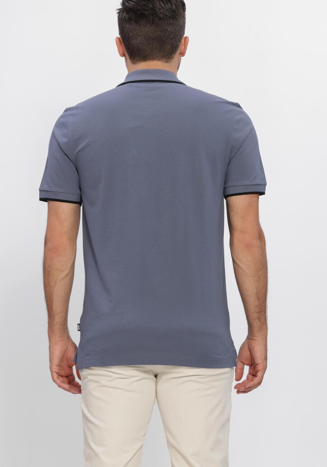 BOSS BLACK Polo PARLAY 190 en bleu - large