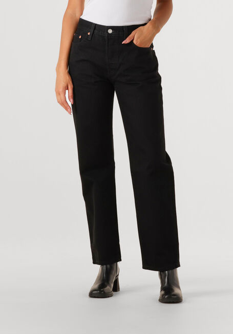 Zwarte LEVI'S Straight leg jeans 501 90'S RINSED BLACK - large