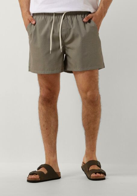 Groene SELECTED HOMME  SLHCOOPER SEERSUCKER SWIMSHORTS - large