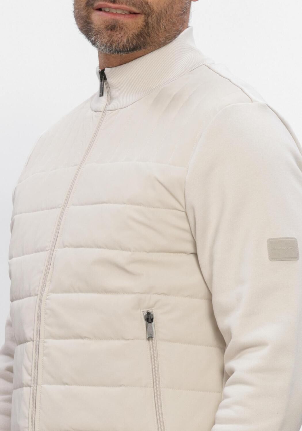 Beige GENTILUOMO Jack CARDIGAN MATERIAL MIX - large