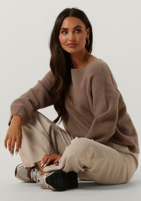 Gebroken wit KNIT-TED Pantalon NOVA - large