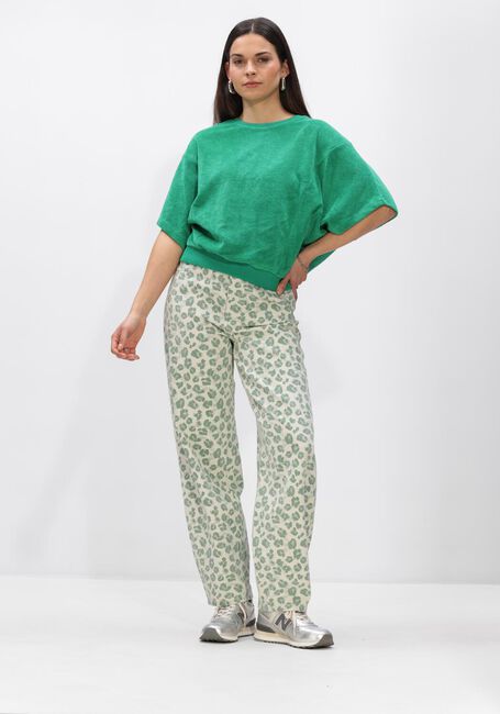 Multi BY-BAR Broeken/jumpsuits IEW GREEN CHEETAH PANT - large