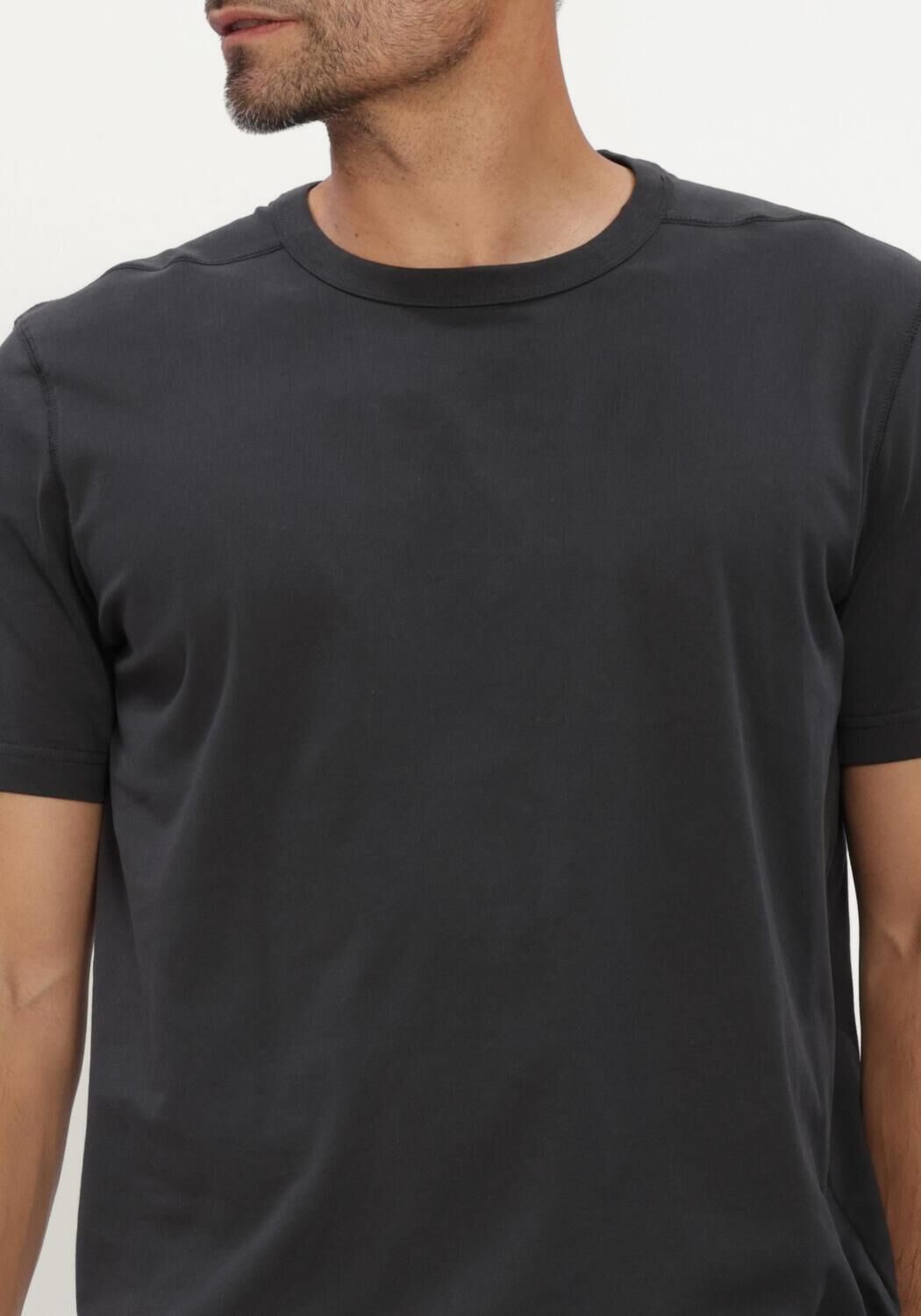 CALVIN KLEIN T-shirt SS CLSC SUEDED JERSEY BADGE TEE Anthracite - large