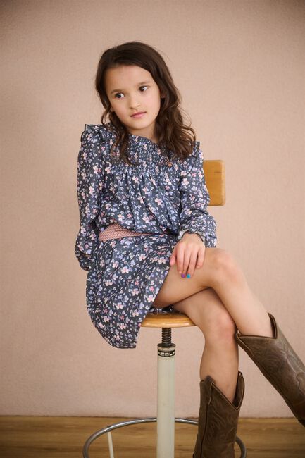 NONO Mini robe MAAN AOP WATERCOLOR DRESS Vert foncé - large