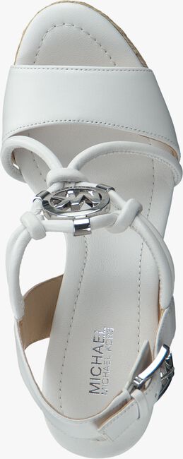 white MICHAEL KORS shoe KINLEY WEDGE  - large