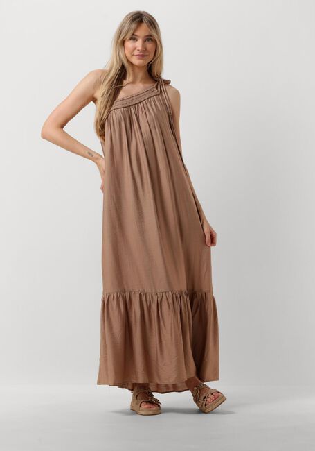 CO'COUTURE Robe midi HERA ASYM DRESS en beige - large