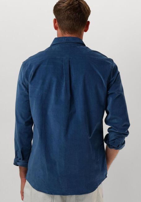 Blauwe ANERKJENDT Hemden AKLEIF SOLID CORD SHIRT - large