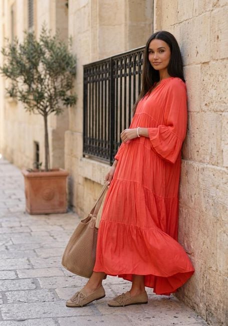 Oranje NEMA Jurken N226 - large