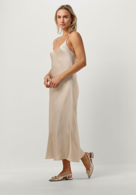 Beige RESORT FINEST Midi jurk SLIP DRESS - large