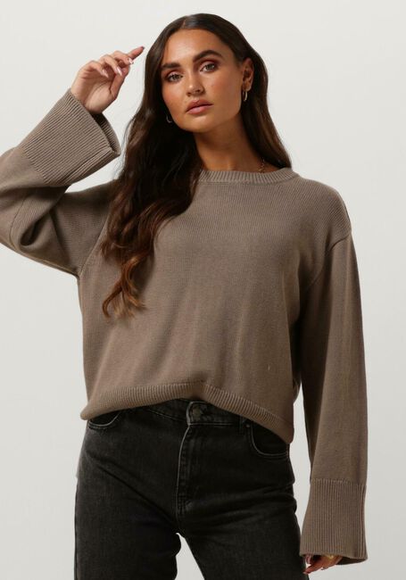 MODSTRÖM Pull CORBINMD O-NECK en taupe - large