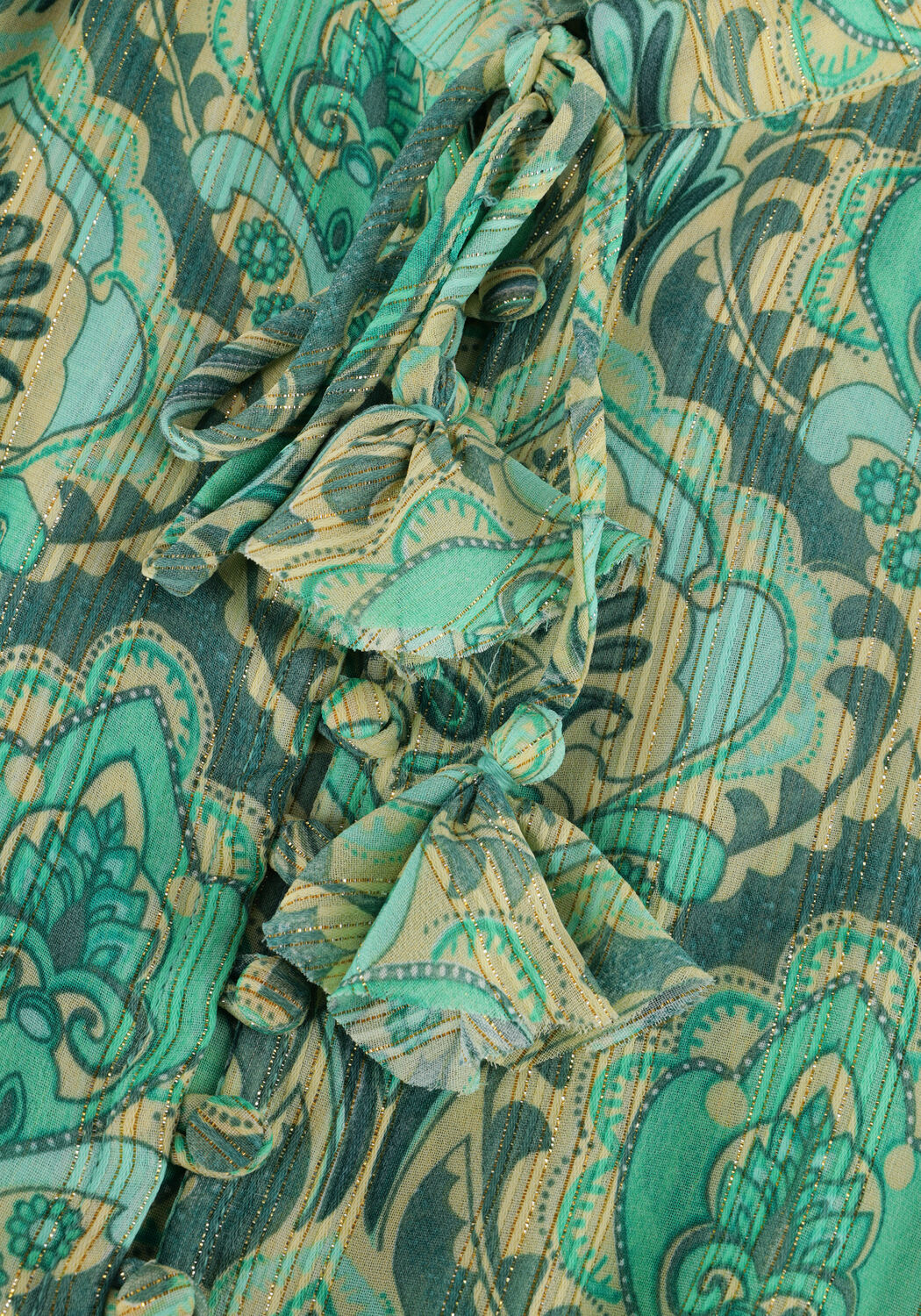 JANICE Mini robe ARI PRINT en vert - large