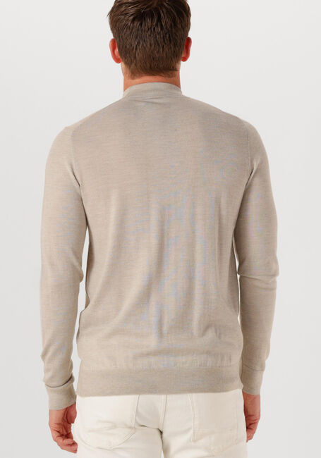 PROFUOMO Col roulé PULLOVER MOCK NECK MERINO en beige - large