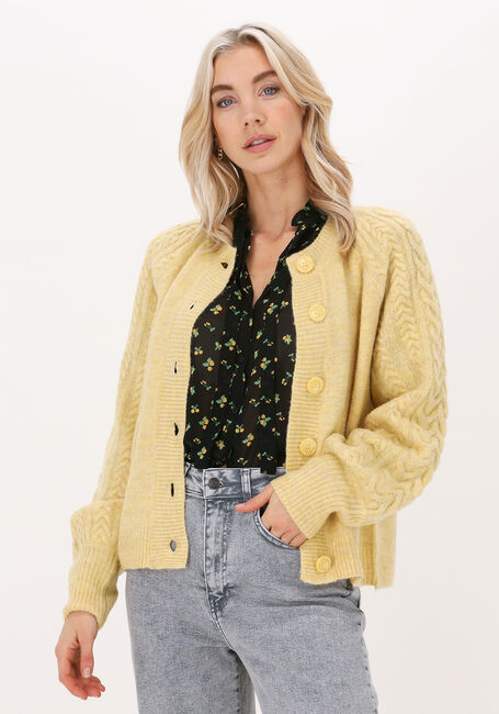 MSCH COPENHAGEN Gilet PEGGY CARDIGAN en jaune - large