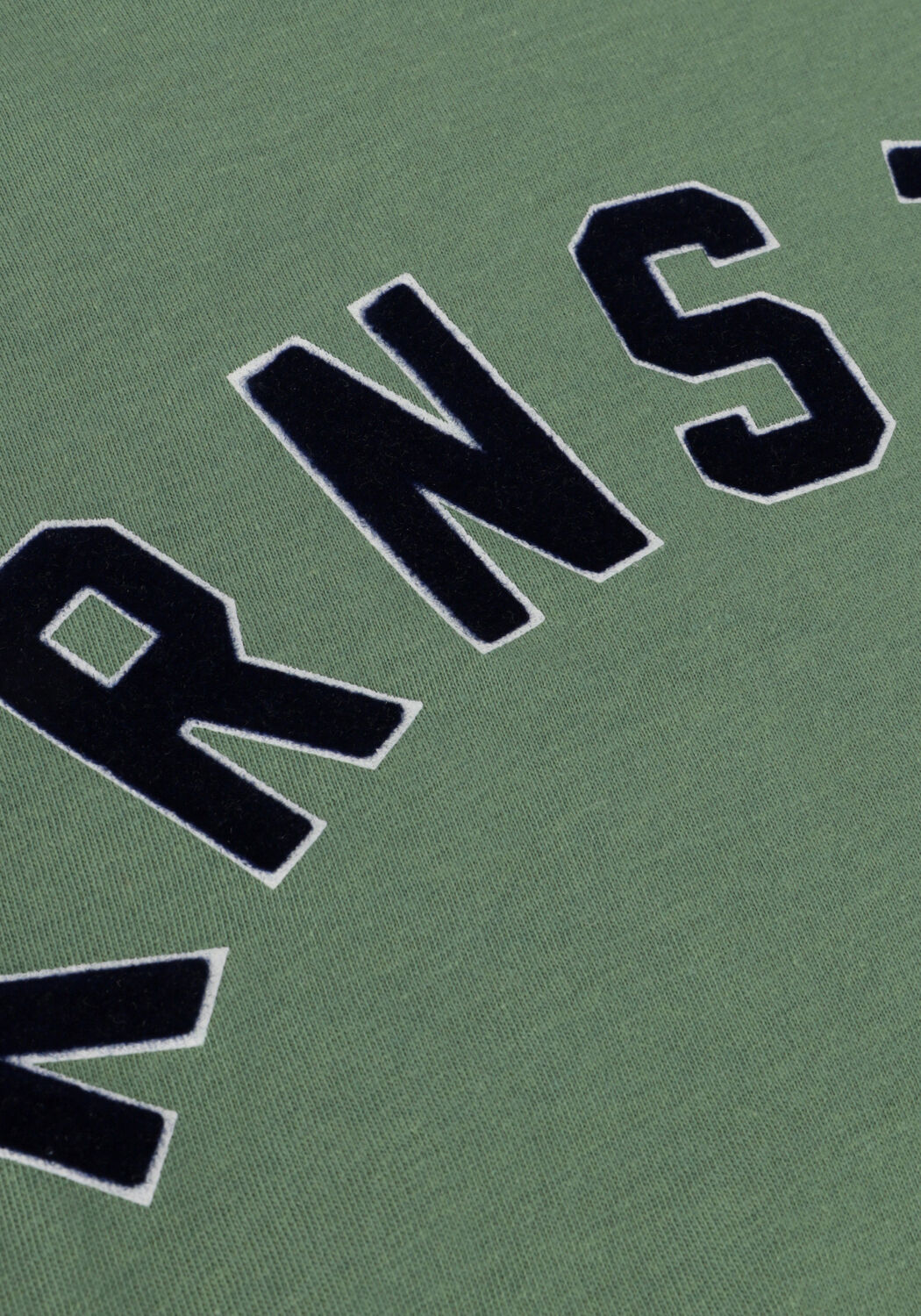 KRONSTADT T-shirt TIMMI ORGANIC/RECYCLED FLOCK PRINT TEE en vert - large