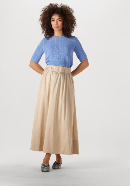 SELECTED FEMME Haut SLFHELEN 2/4 KNIT BOAT NECK Bleu clair - large