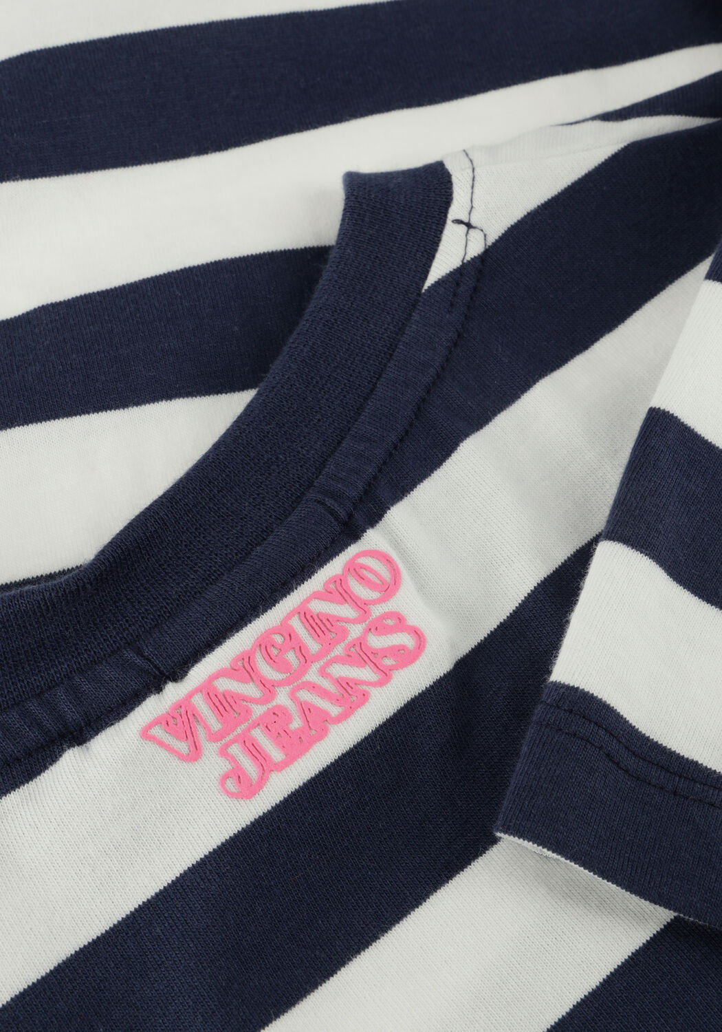 VINGINO T-shirt BASIC-TEE STRIPE Bleu fonc&eacute; - large