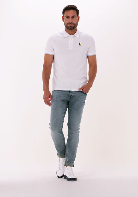 LYLE & SCOTT Polo TIPPED POLO SHIRT en blanc - large