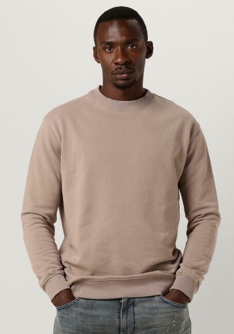 PUREWHITE Pull CREWNECK WITH BIG BACK PRINT en taupe - large