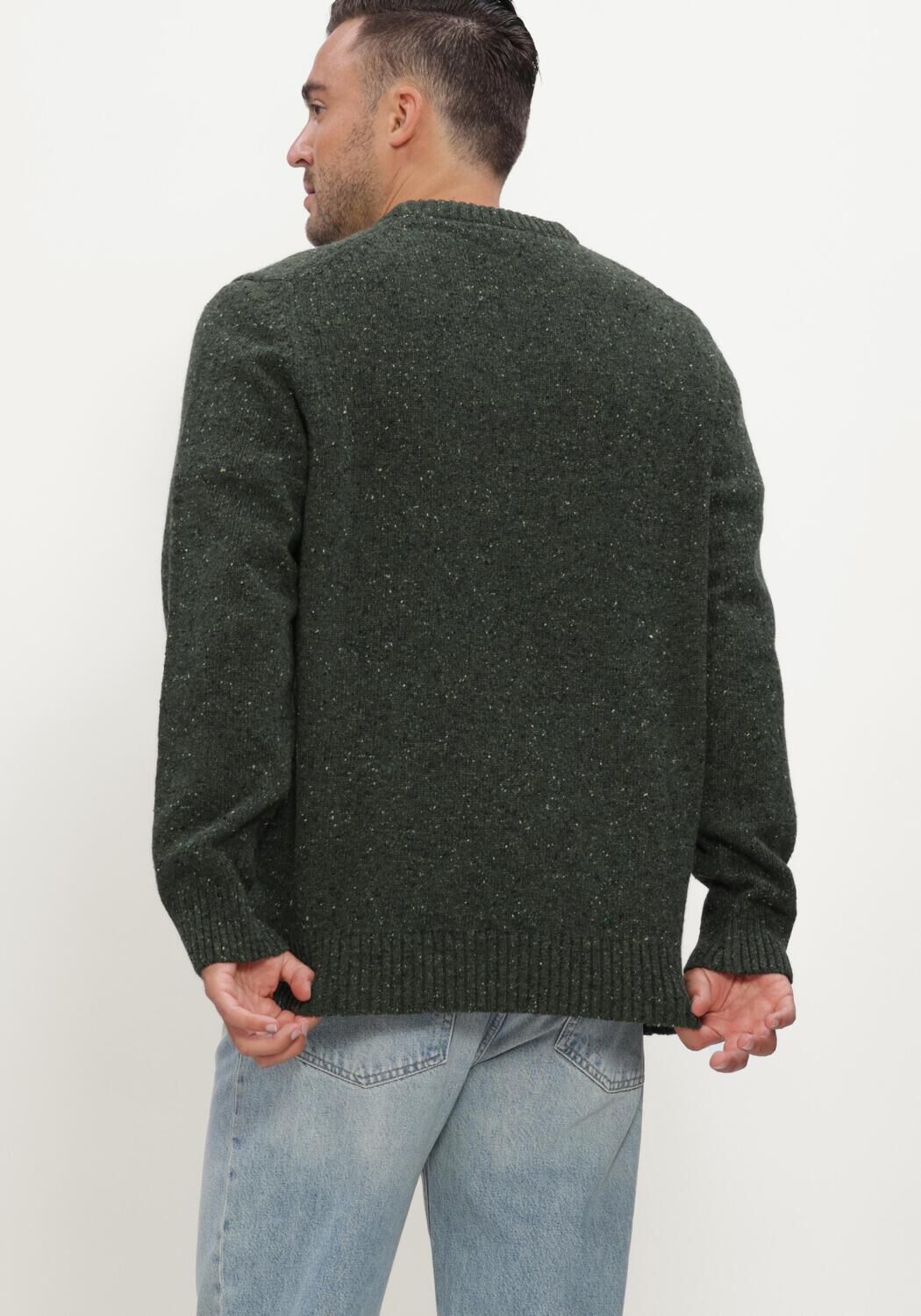 JC RAGS Pull CREW-NECK SWEATER BUD Vert fonc&eacute; - large