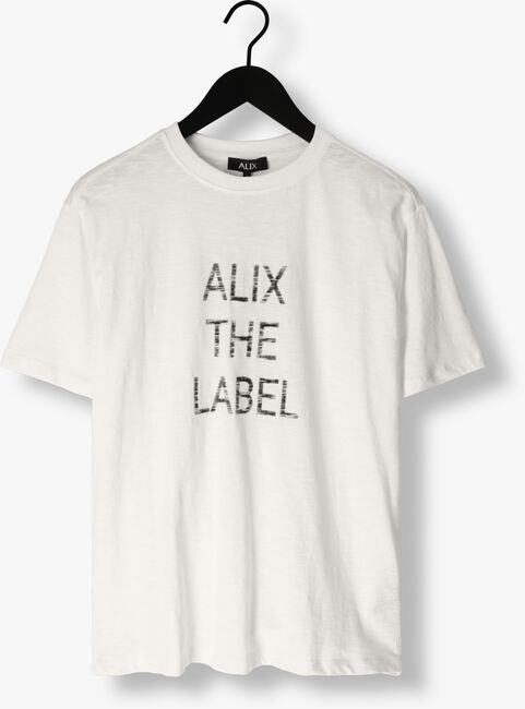 ALIX THE LABEL T-shirt LADIES KNITTED ALIX THE LABEL T-SHIRT en blanc - large