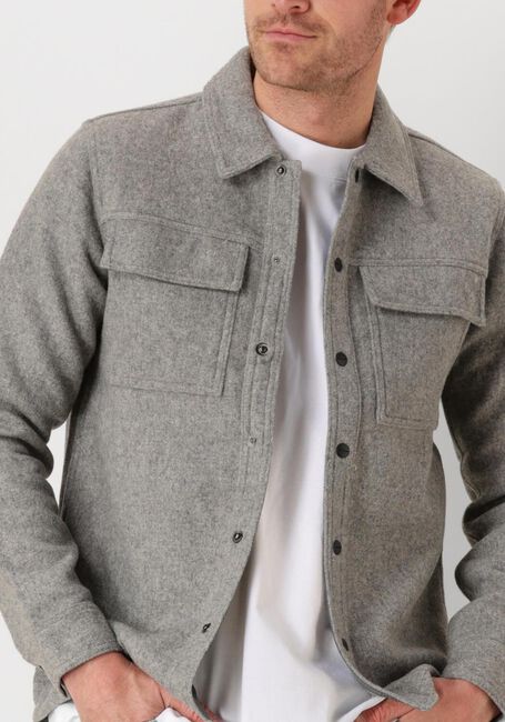 PURE PATH Surchemise REGULAR FIT SHIRTS OVER203 en gris - large