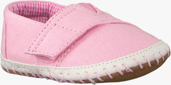 pink TOMS shoe CRIB ALPARGATA  - large