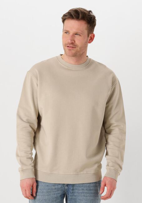 PURE PATH Chandail LOOSE FIT CREWNECK LS SWEATERS en beige - large