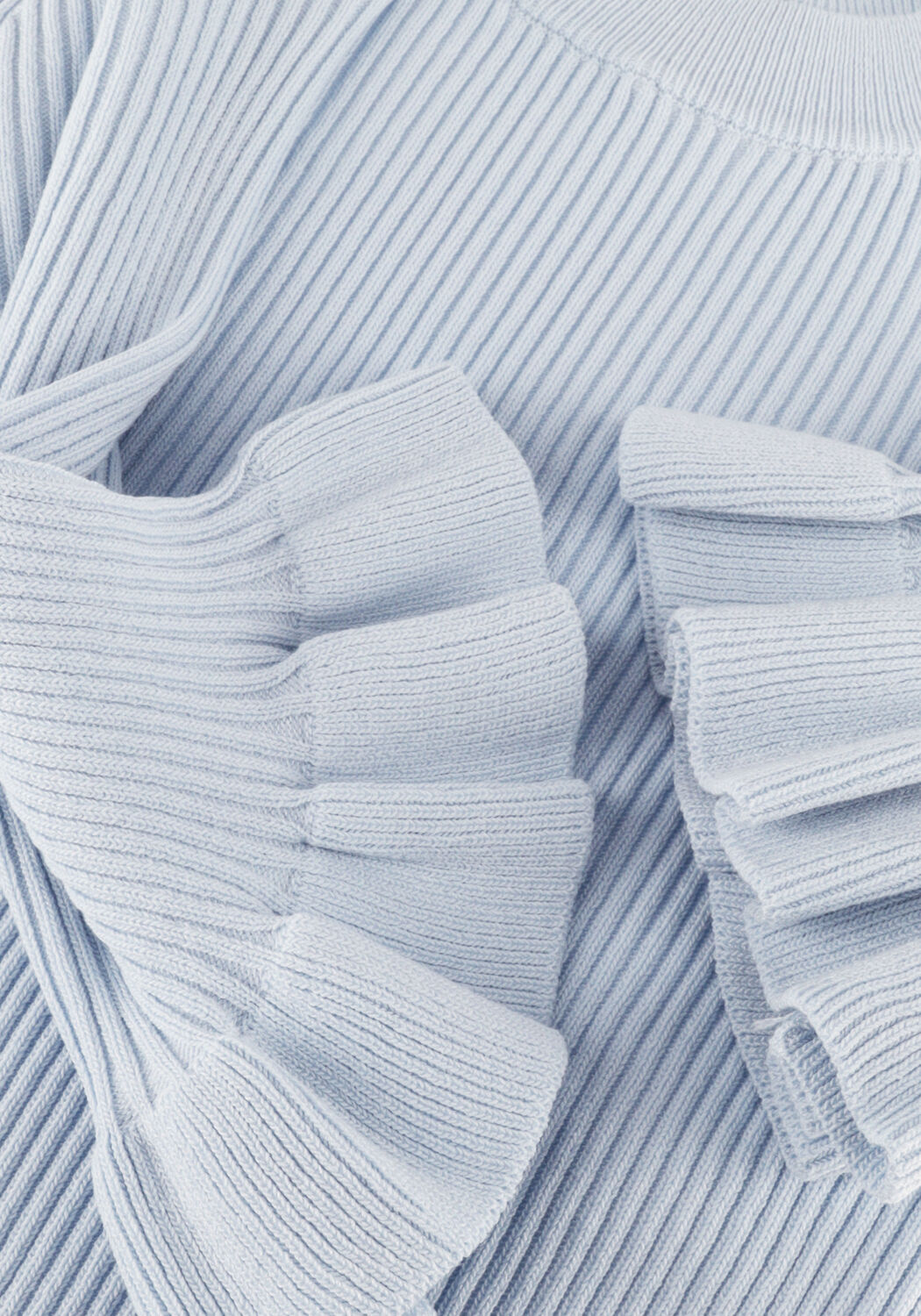 Blauwe Y.A.S. Top YASMIKLA SS KNIT TOP - large