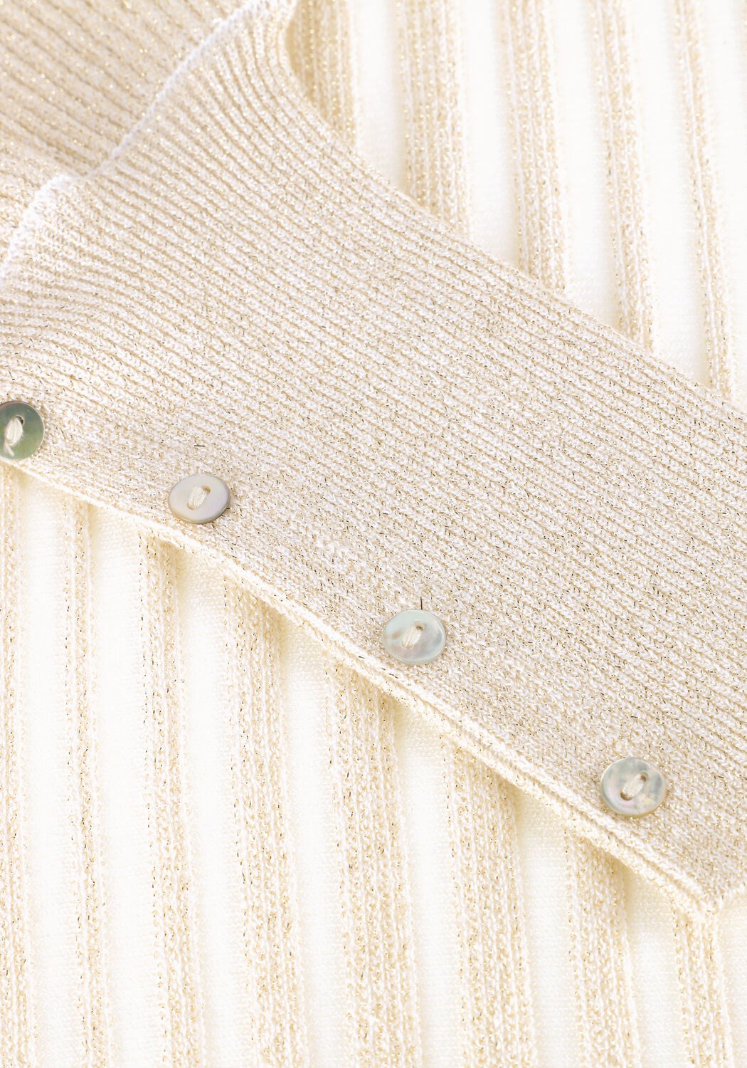 NUKUS MULBERRY PULLOVER LUREX Hauts & T-shirts &Eacute;cru - large