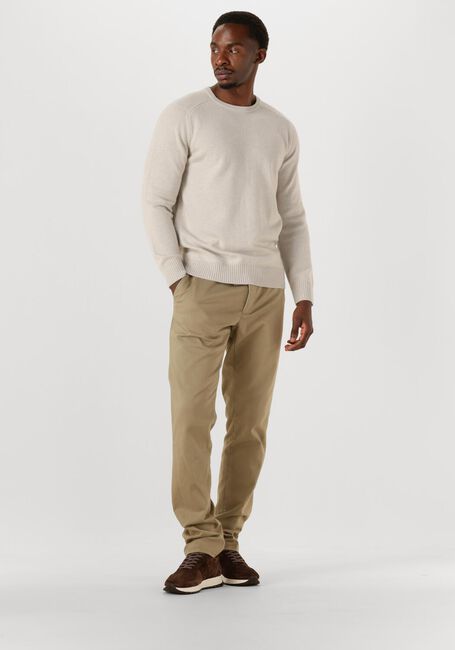 Creme STEFANO LAURAN Trui CREW L - large