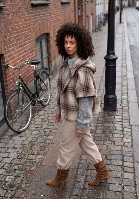 Beige DANTE6 Jeans BRAVE BARREL LEG JEANS - large